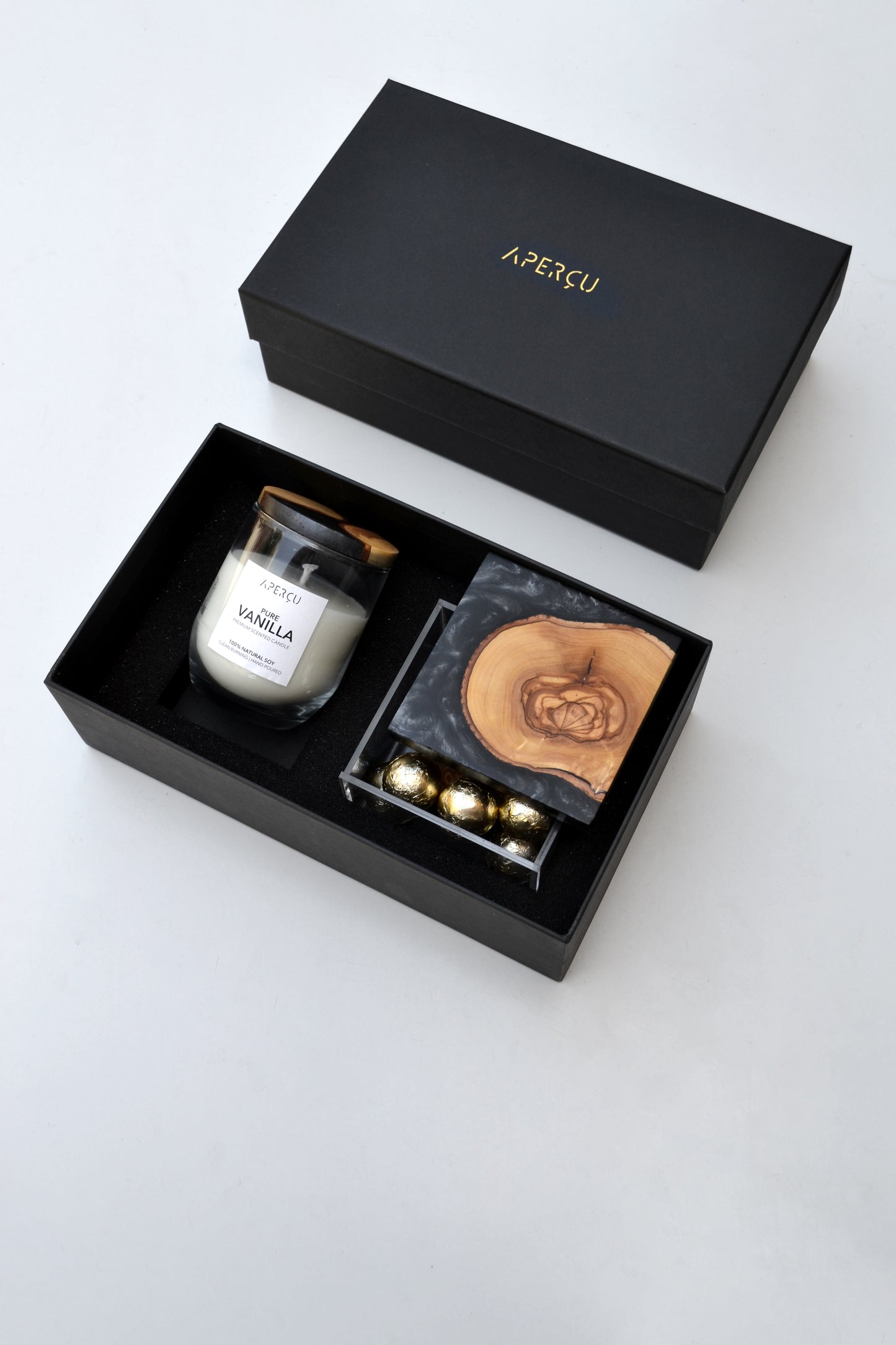 Sweet Box & Candle Gift Set