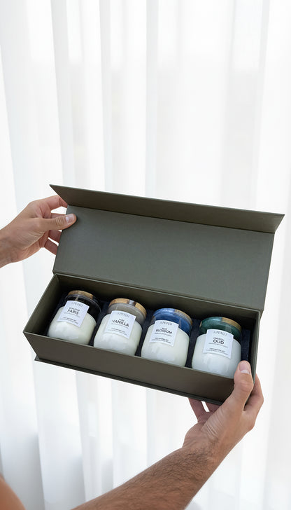 Premium Scented Soy Candles Set