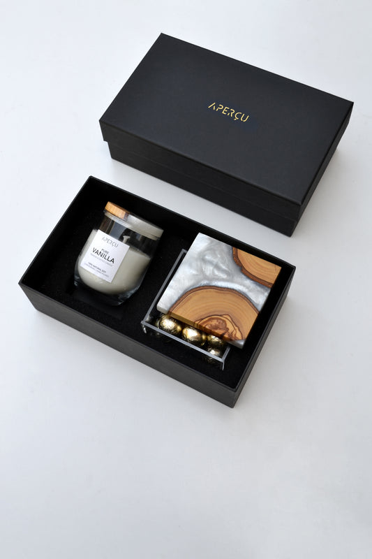 Sweet Box & Candle Gift Set