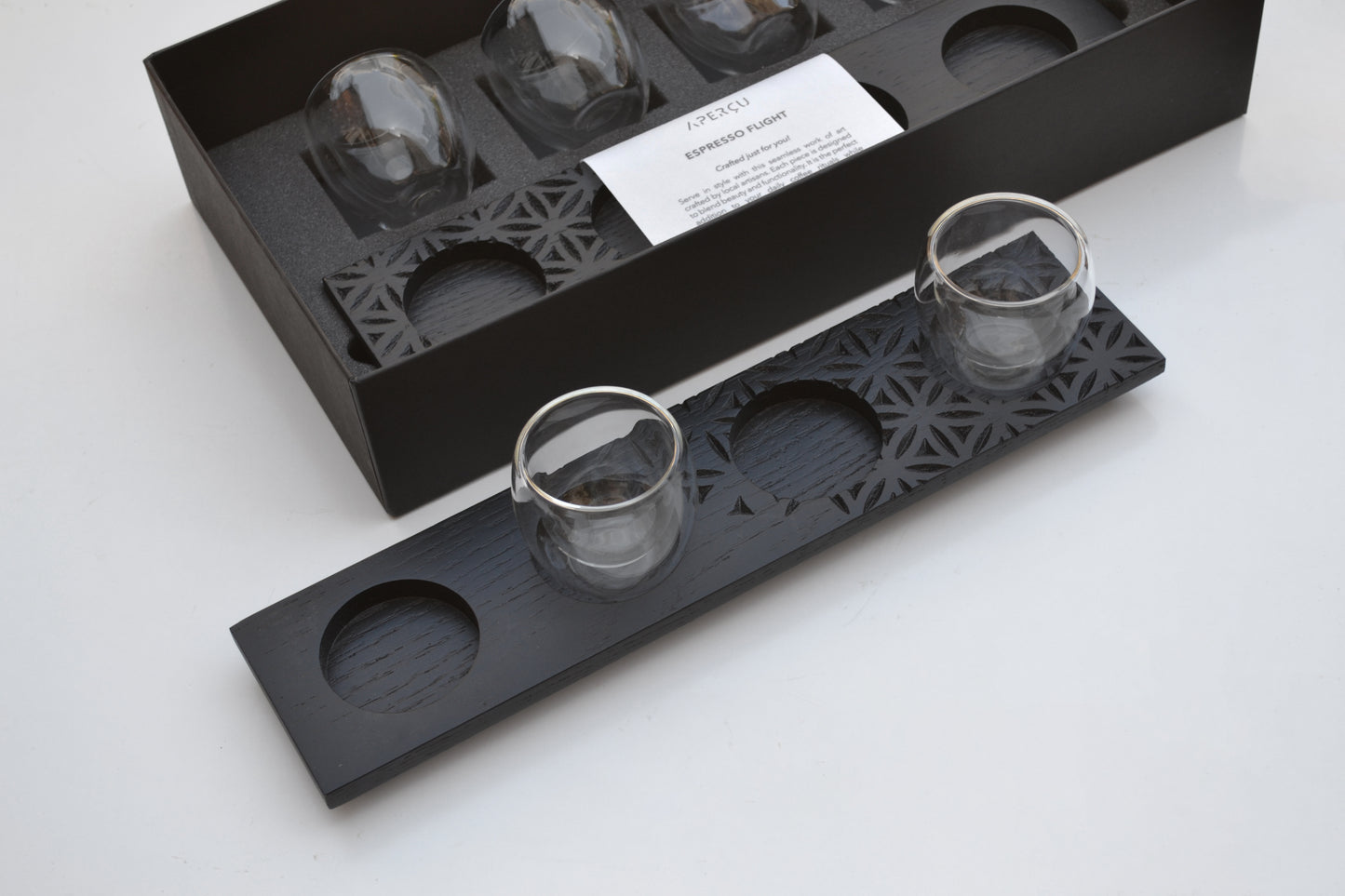 Engraved Espresso Flight