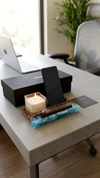 Desk Organizer + Reed Diffuser/Candle
