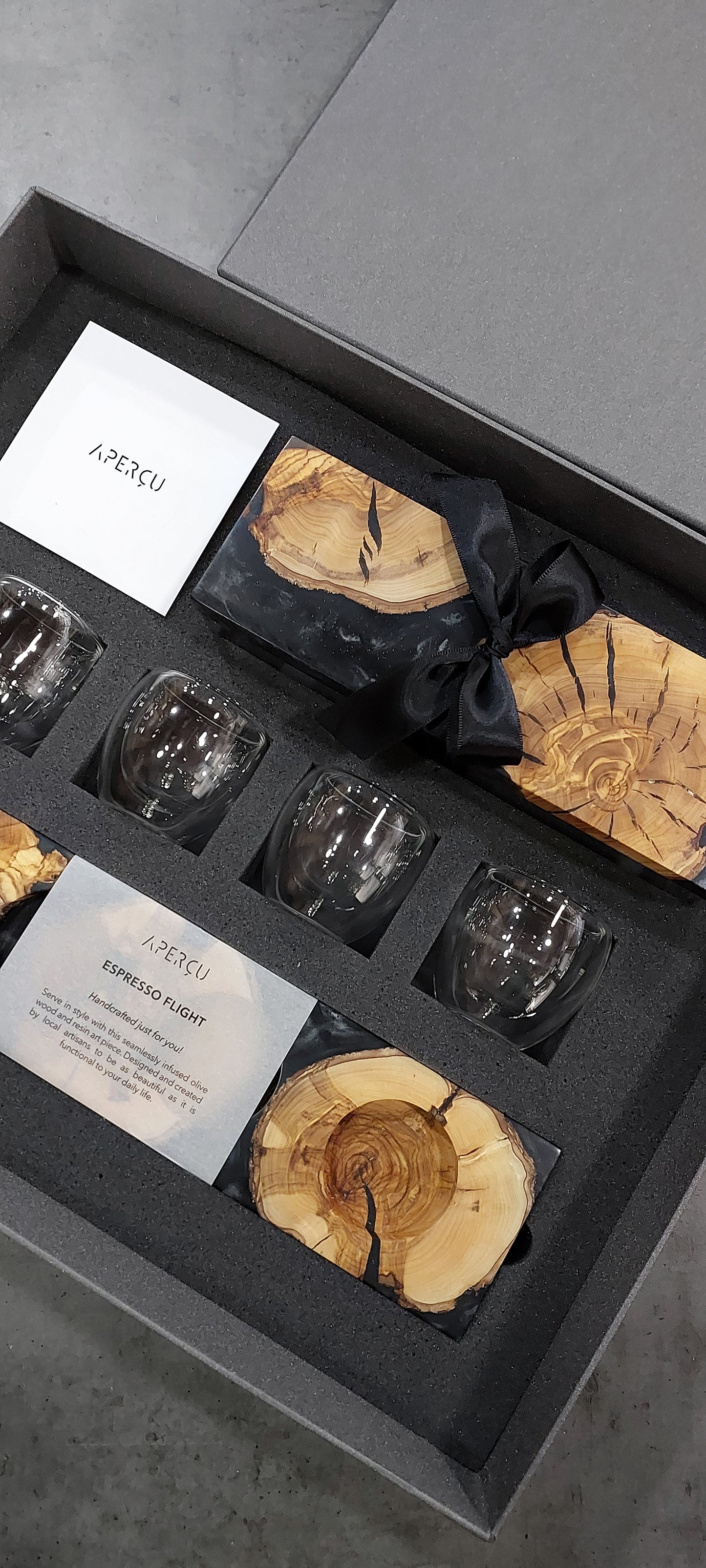 Espresso Flight & Sweet Box Gift Set