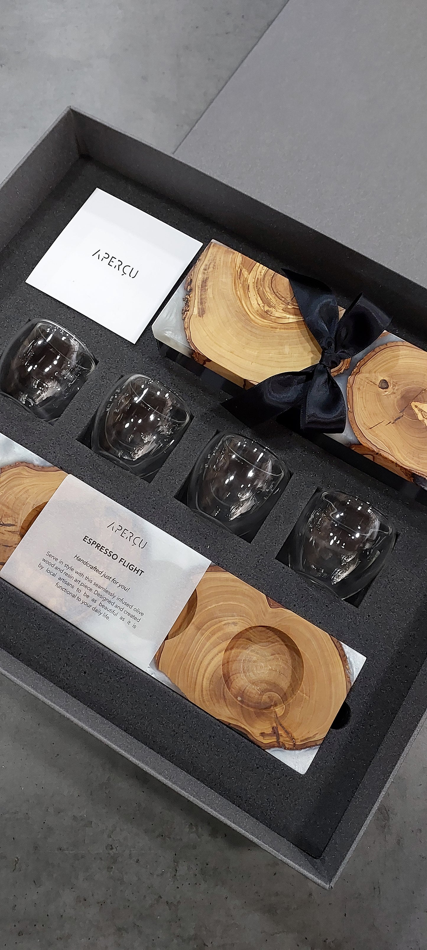 Espresso Flight & Sweet Box Gift Set