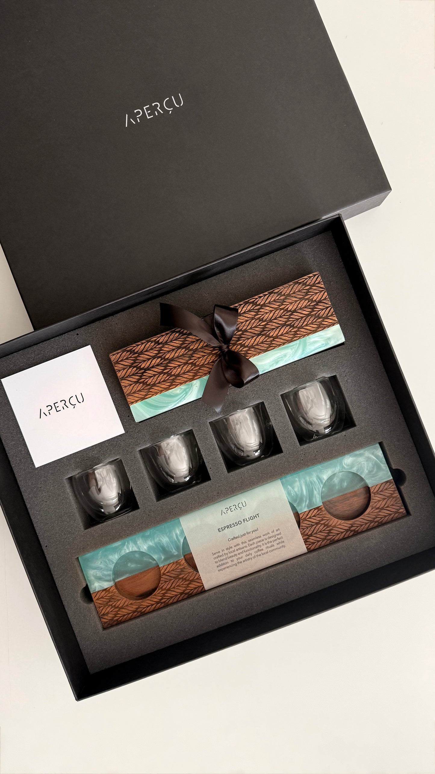 Espresso Flight & Sweet Box Gift Set