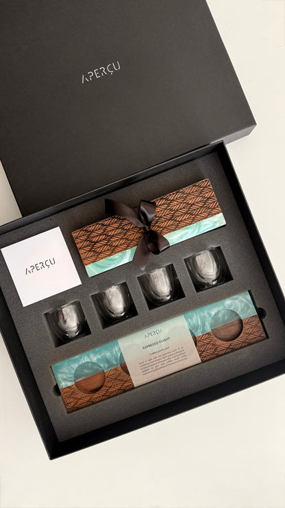 Espresso Flight & Sweet Box Gift Set