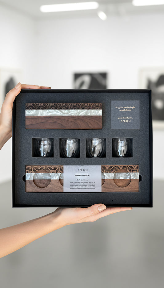 Espresso Flight & Sweet Box Gift Set