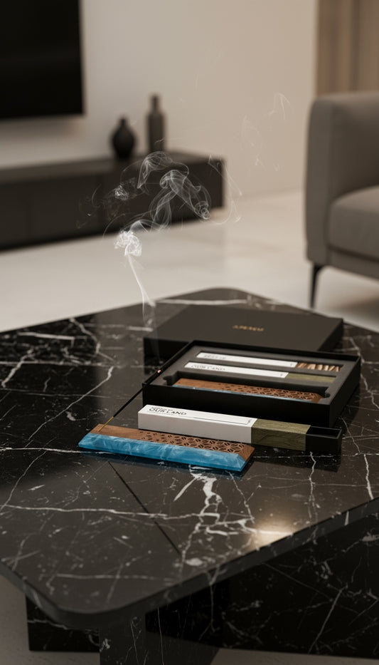 Walnut wood Incense Stick Burner